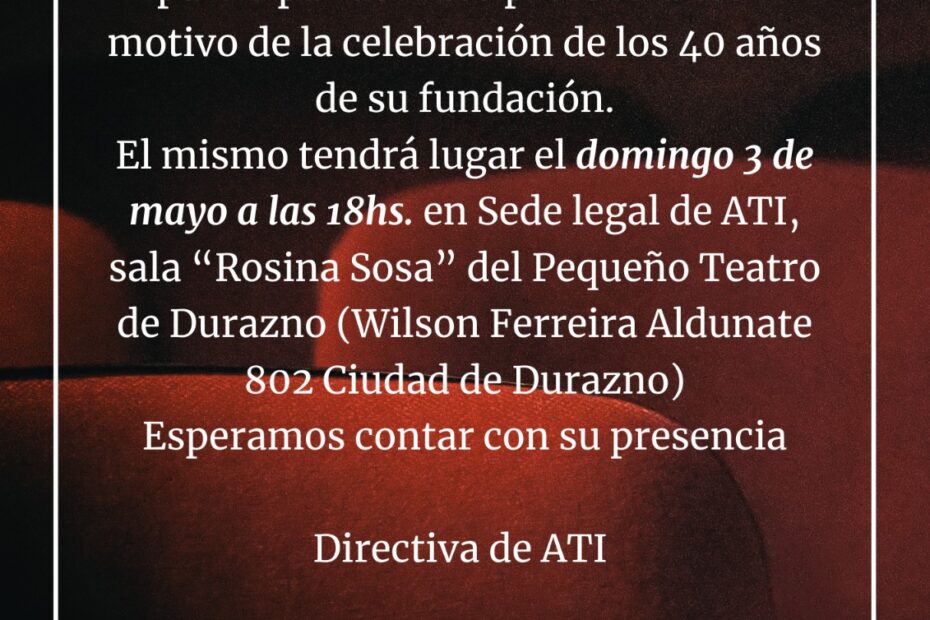 La Asociación de Teatros del Interior Celebra 40 Años